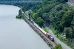 CSX 3047 leads M422 through Highland